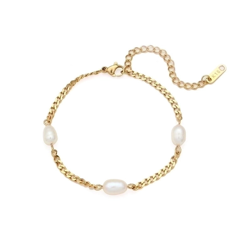 Basic Minimalist Classic Style Geometric 304 Stainless Steel 18K Gold Plated Necklace
