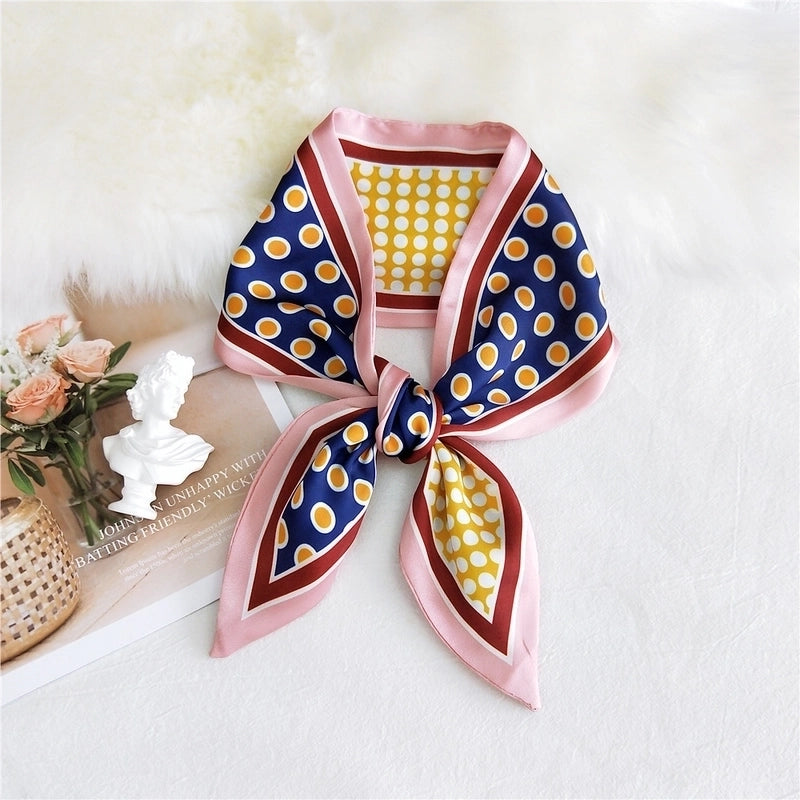 Double-sided Sharp-angled Silk Scarf