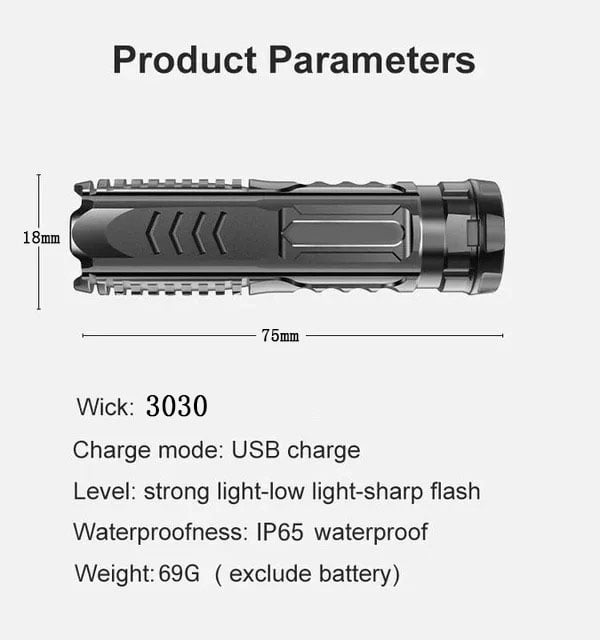 🔥Last Day 49% OFF🔥Multifunctional Rechargeable Flashlight🔥