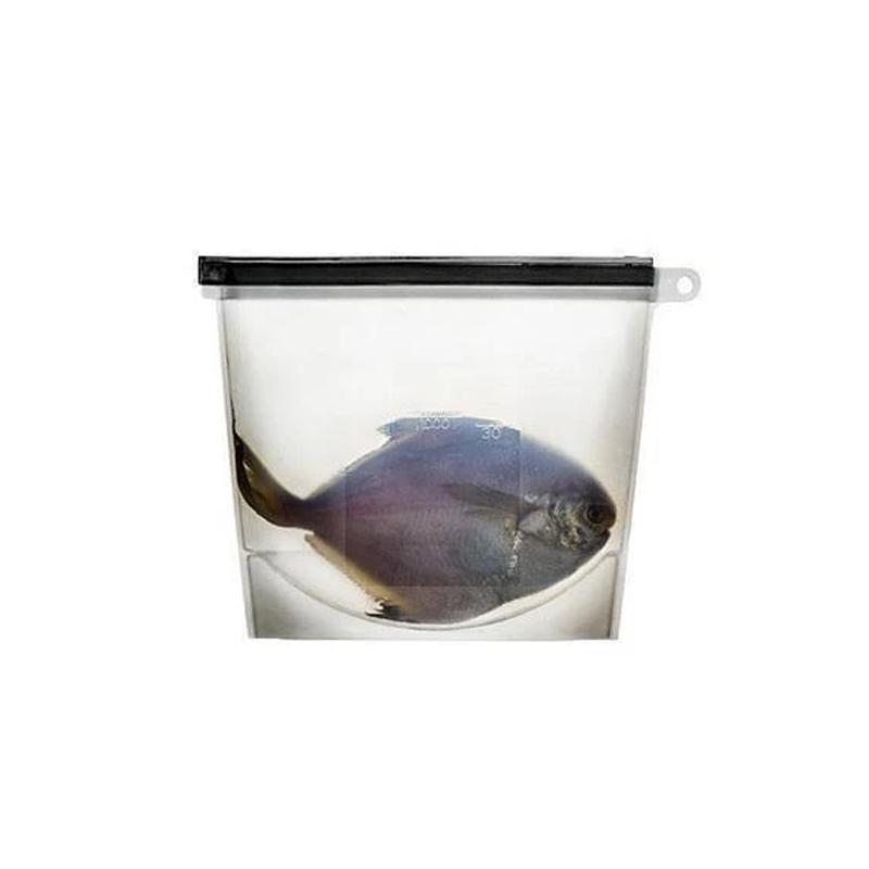 Silicone Food Storage Bags. 4 colors