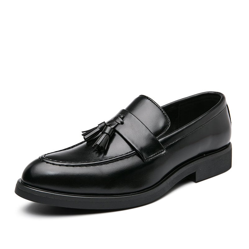 Men's Large-size  Casual One-pedal Leather Shoes