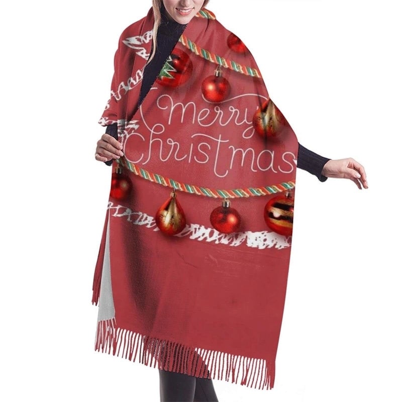 Women's IG Style Animal Letter Elk Imitation Cashmere Scarf
