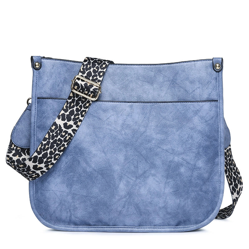 Women's Autumn&winter Pu Leather Solid Color Fashion Square Zipper Shoulder Bag Messenger Bag