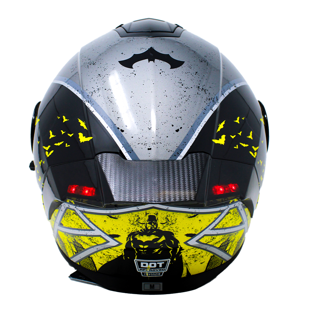 Casco Kov Zero DC Batman Amarillo