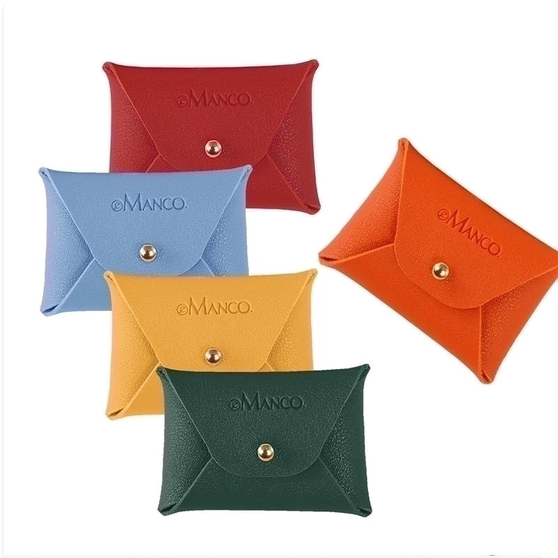 Pu Leather Red Green Blue Card Holders