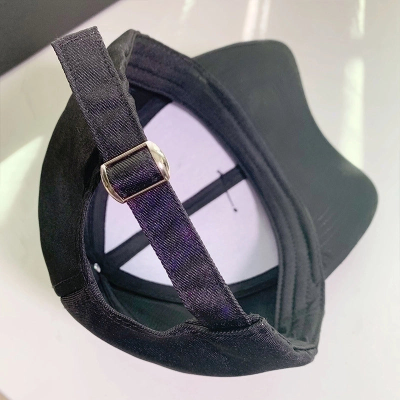 Women's Minimalist Letter Curved Eaves Baseball Cap