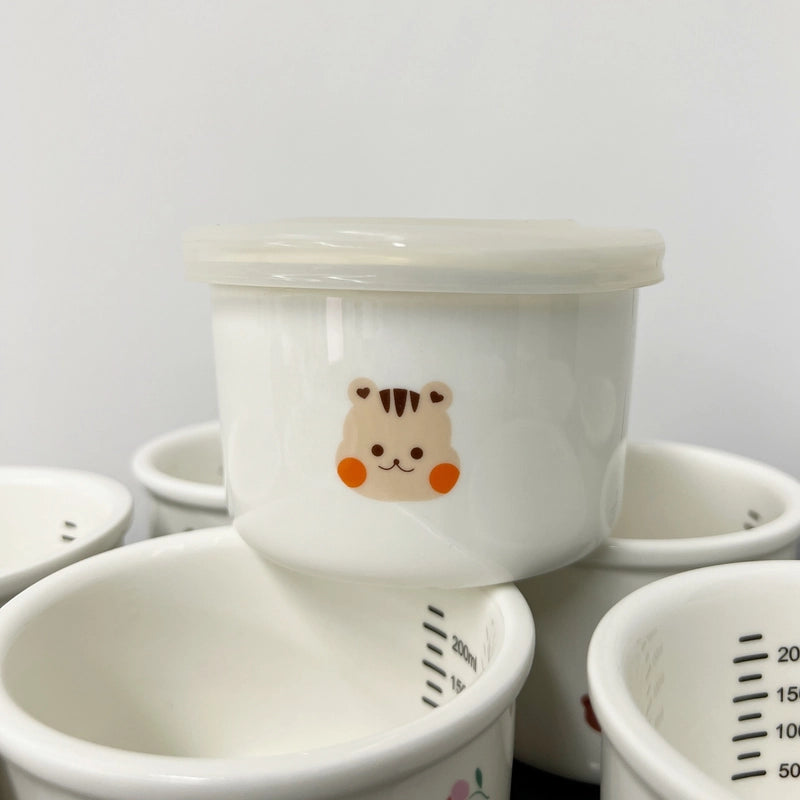 Ceramic Insulation Preservation Silicone Cover With Scale Tableware