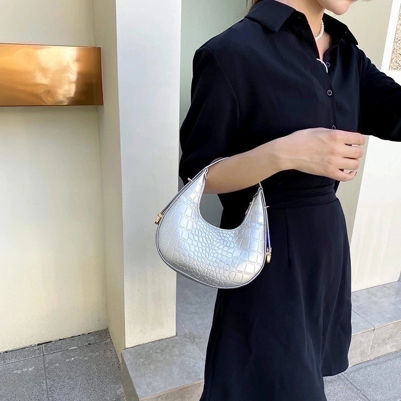 Women's Medium All Seasons Pu Leather Fashion Underarm Bag