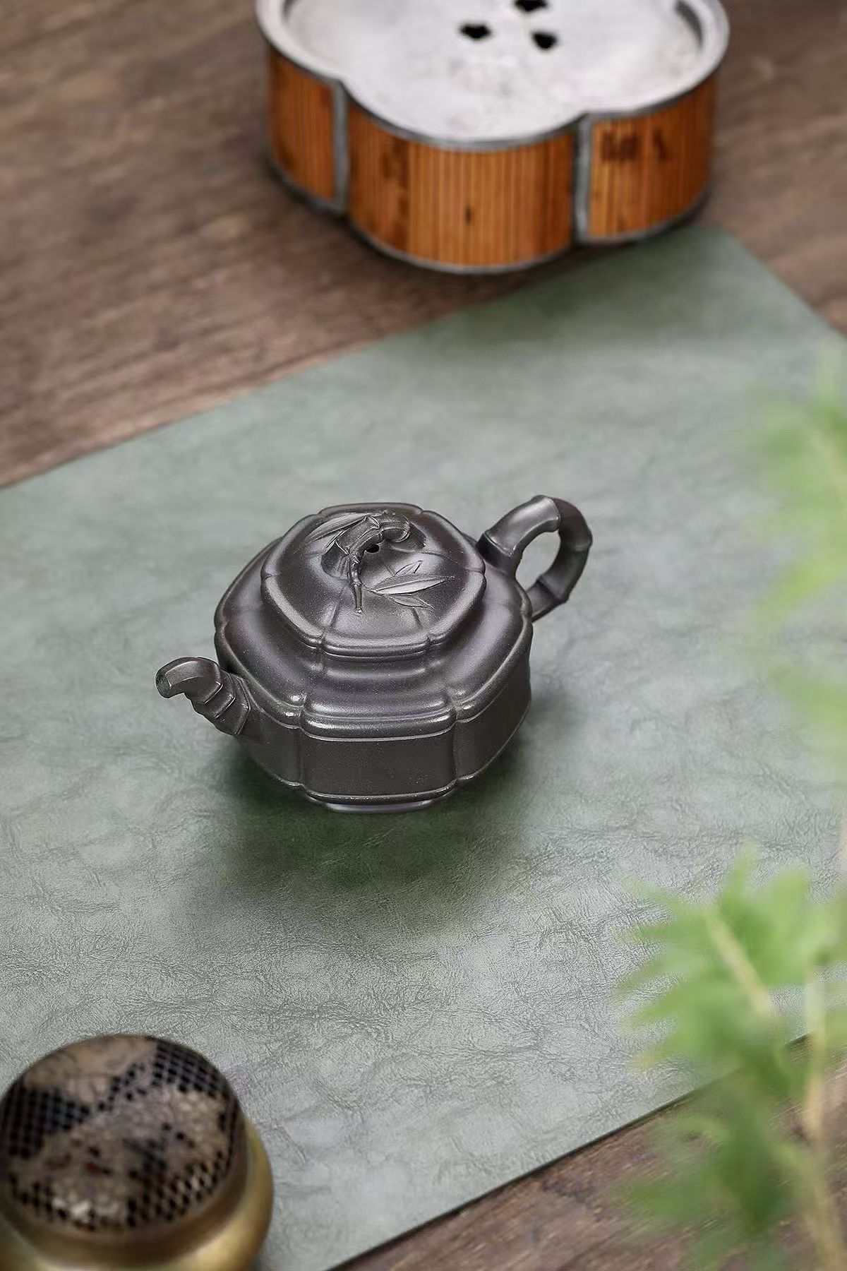 Yixing purple clay teapot from China