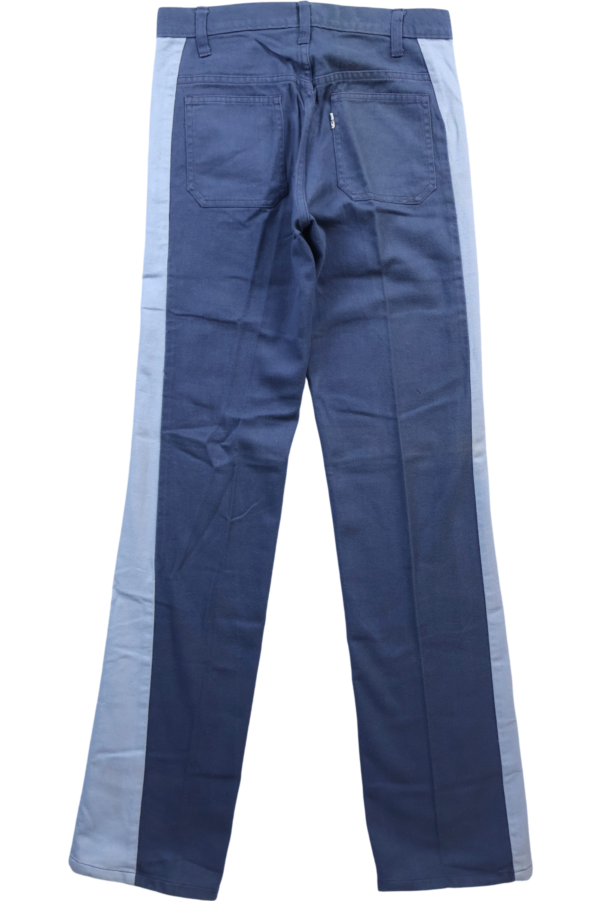 1980s Striped Denim Jeans