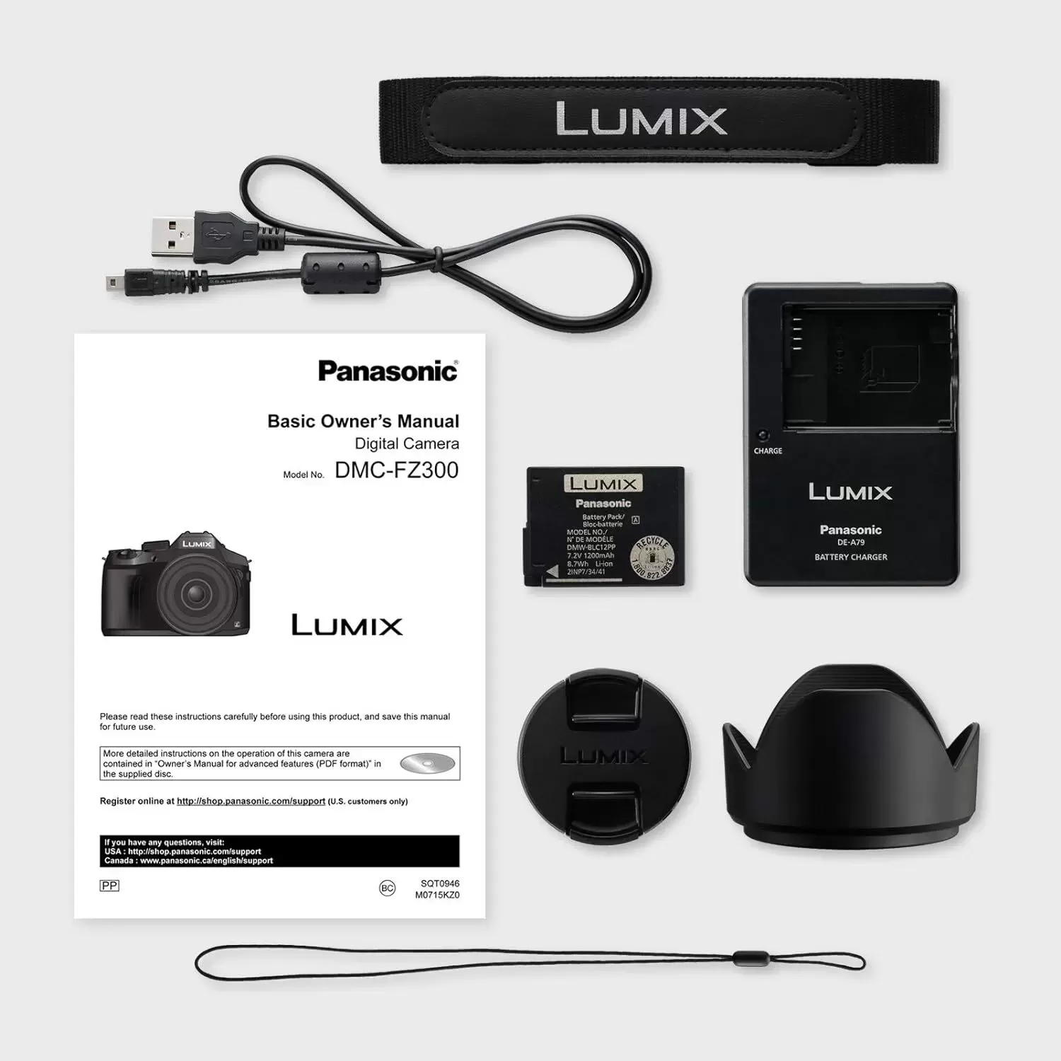 FZ300 Long Zoom Digital Camera Features 12.1 Megapixel, 1/2.3-Inch Sensor, 4K Video, WiFi, Splash & Dustproof Camera Body, LEICA DC 24X F2.8 Zoom Lens - DMC-FZ300K