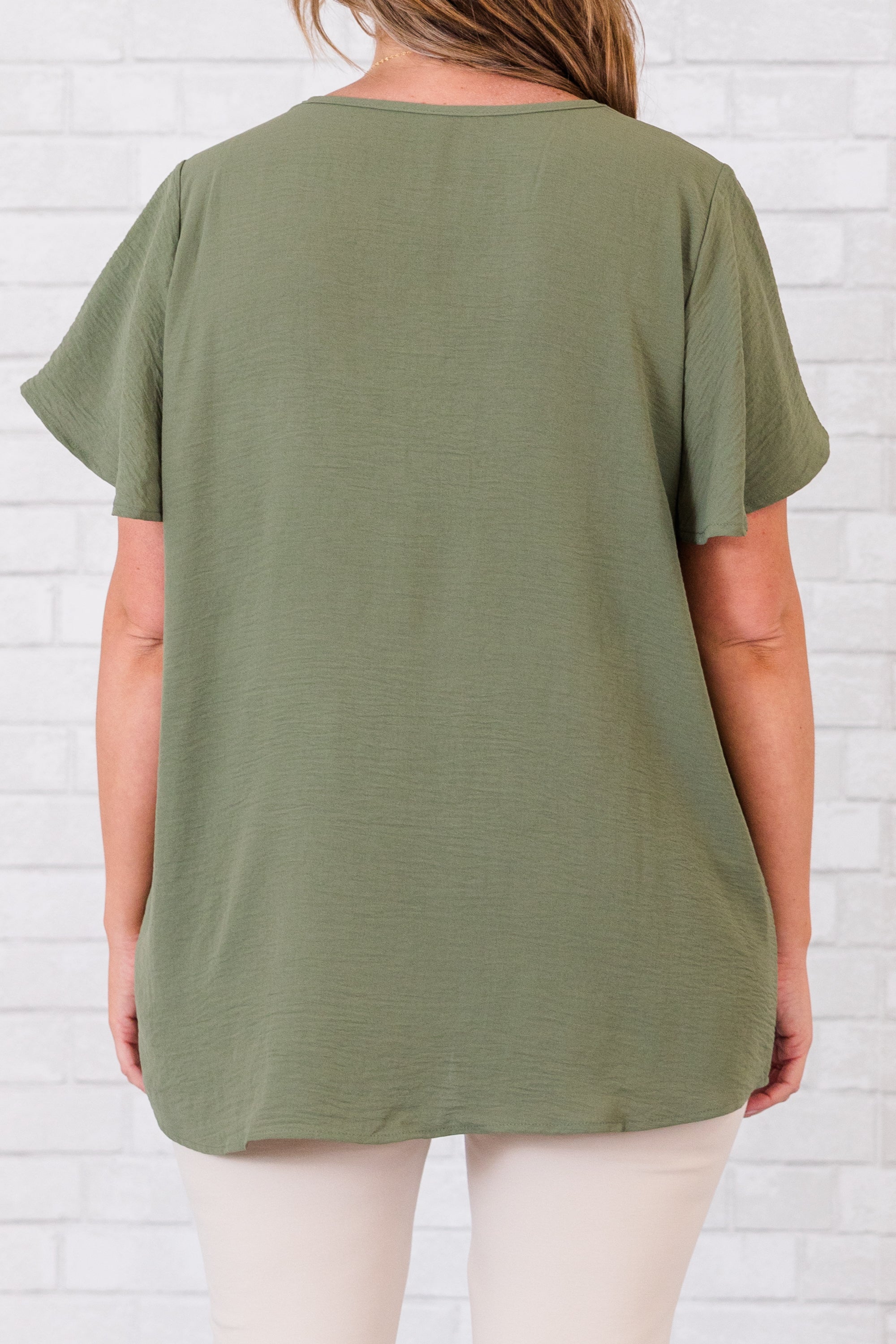 Capital Blouse. Light Olive