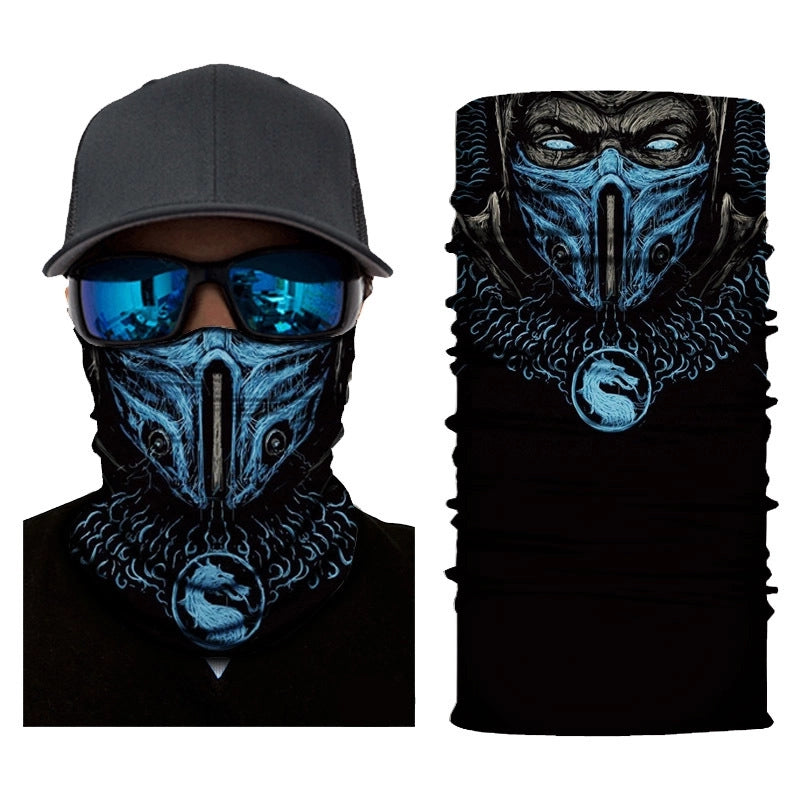 Unisex Casual Skull Printing Kerchief Mask