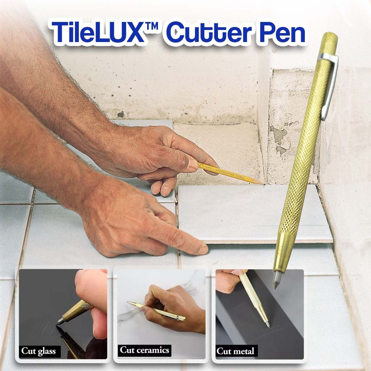 🔥LAST SALE 40% OFF💥TileLUX Cutter Pen