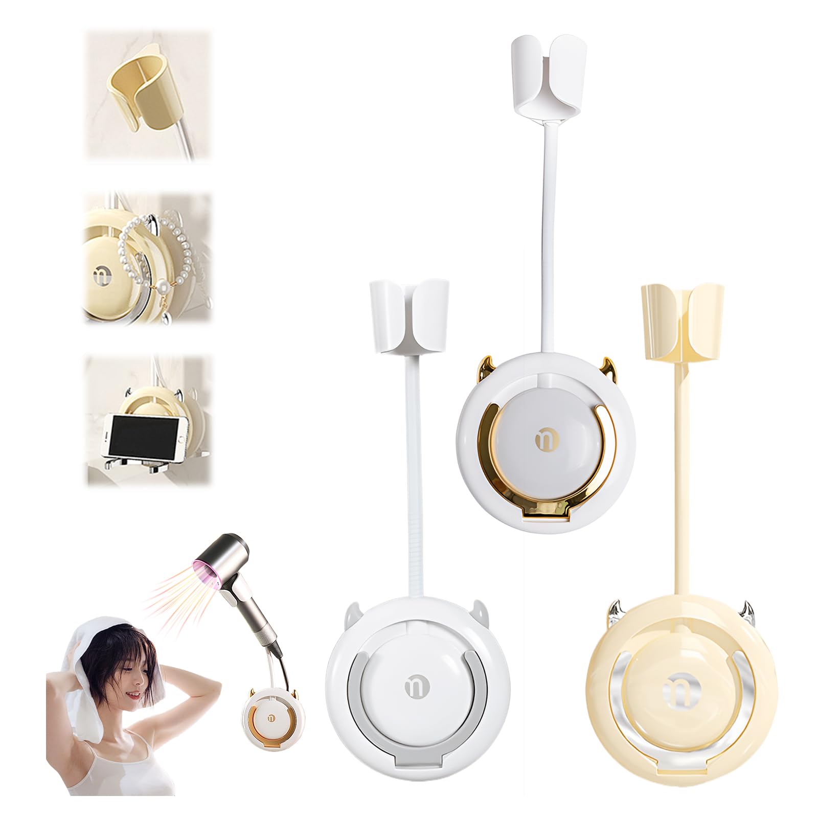 Hair dryer holder