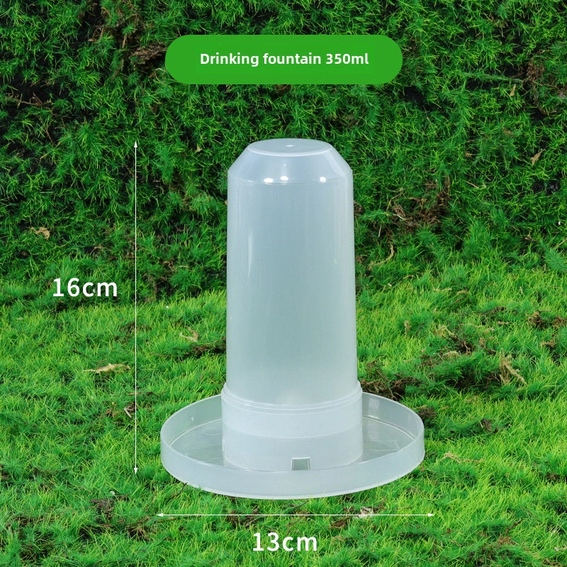 Rutin Chicken Feeder Automatic Feeder Chick Quail Drinker Pigeon Parrot Sink Bird Feeder Water Feeder