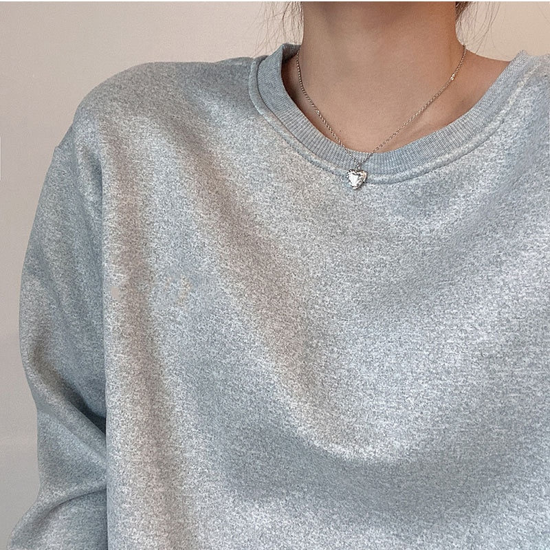 Silver Heart Locket Necklace