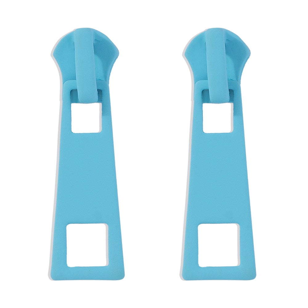 Zipper Stud Earring