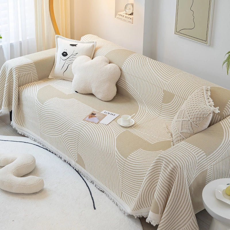 Style Sofa Cover Cloth Towel All-inclusive Universal Dustproof Sofa Cover For Four Seasons Universal Nordic Sofa Towel Sofa Blanket