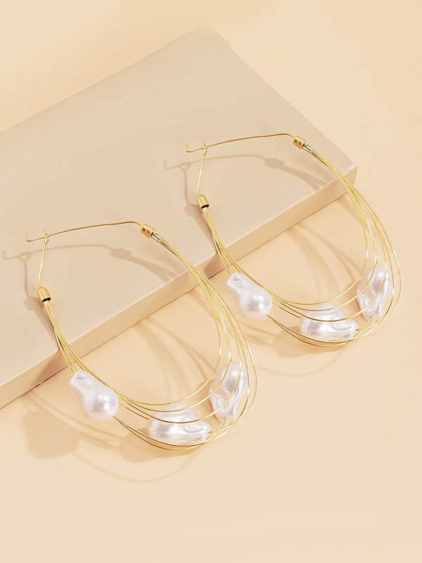 Tasseled Pearl Ear-Ring