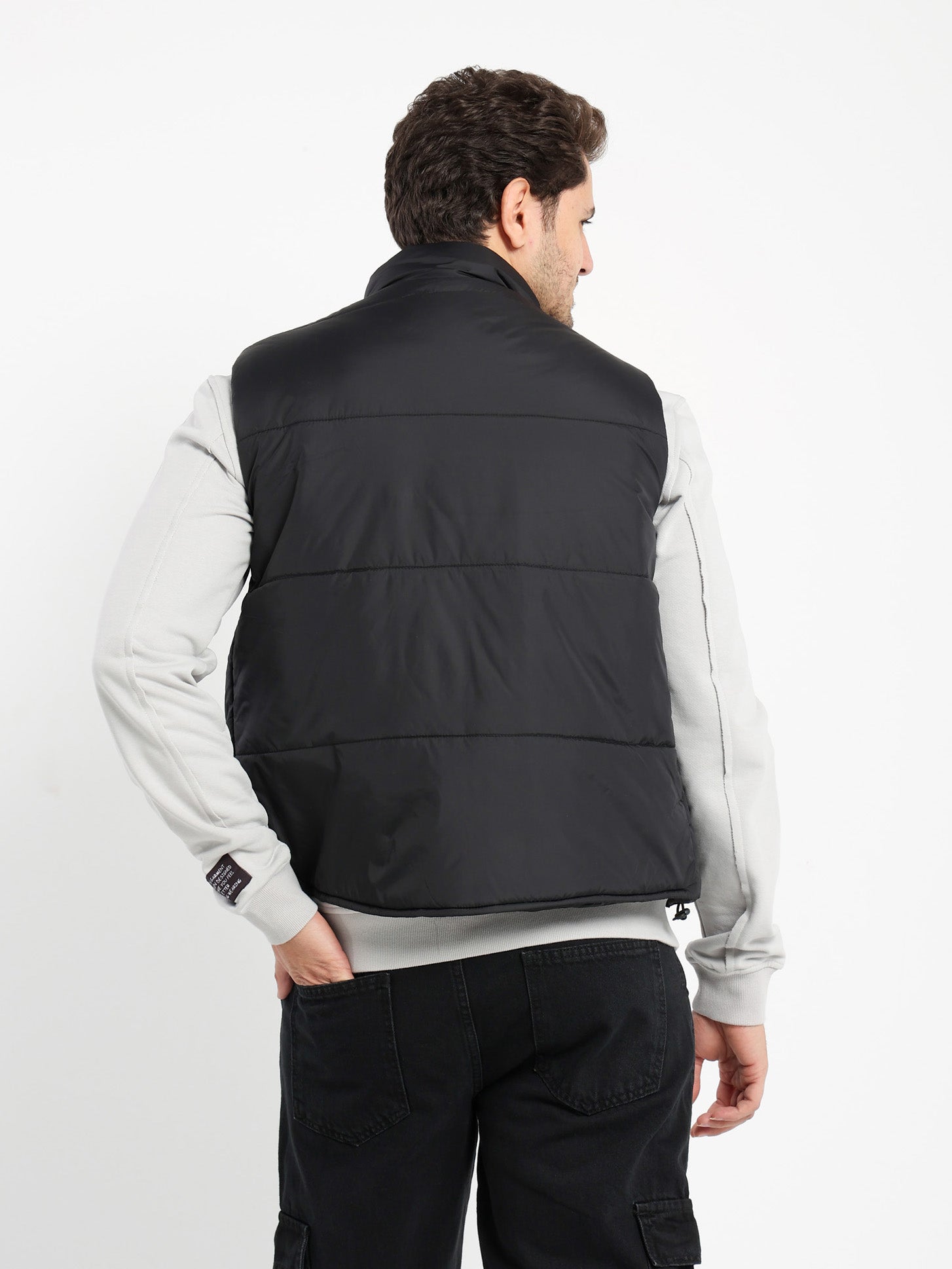 Textured Puffed Vest