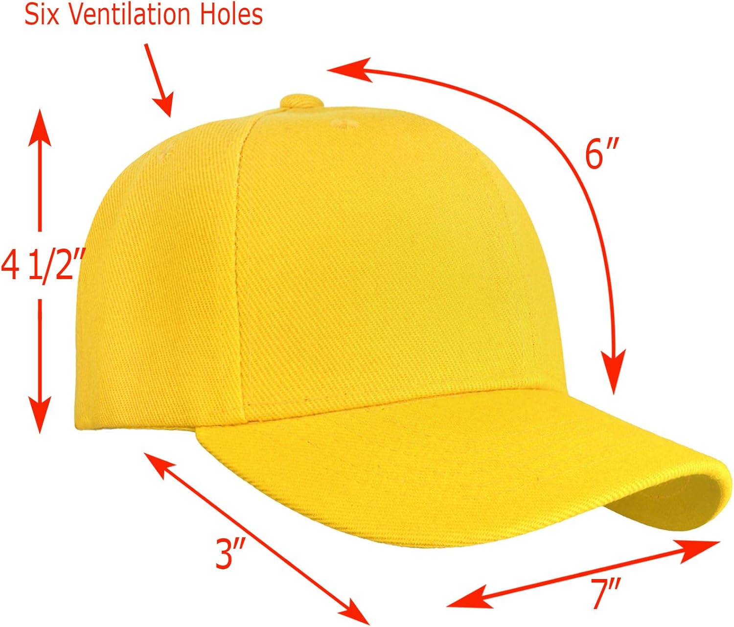 Falari Wholesale Bulk Lot 12-Pack Baseball Cap Adjustable Size Plain Blank Solid Color