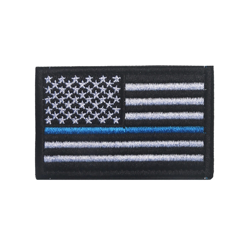 All Seasons Diagonal Cloth Woven Flag Bag Charms