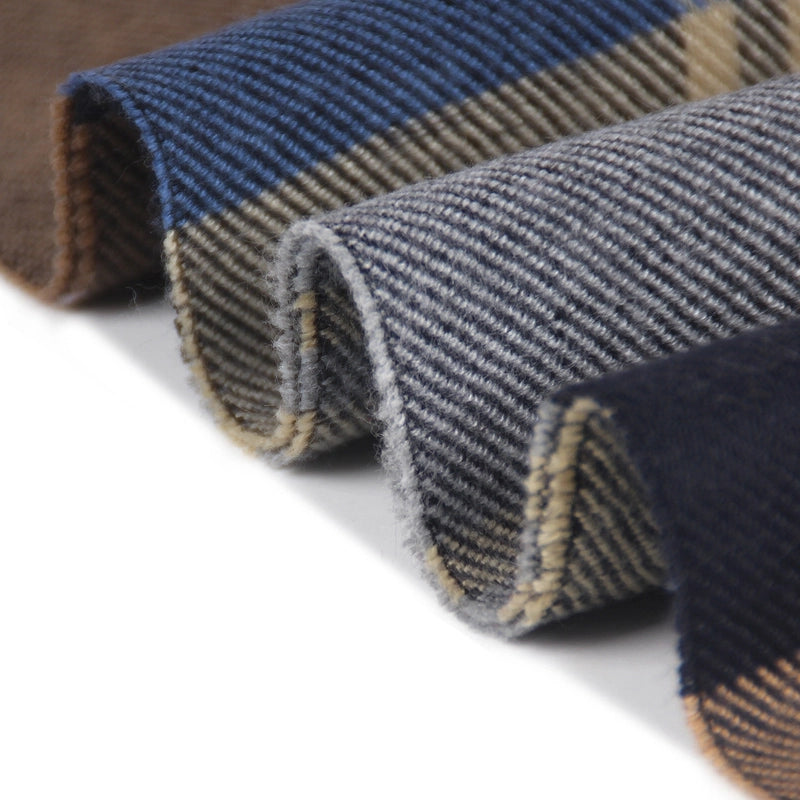 New Cashmere-like Warm Scarf Middle-aged And Elderly Striped Plaid Men's Scarf Gift Factory Direct Sales