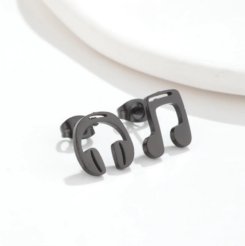 Fashion Cactus Sun Stainless Steel Plating Hollow Out Ear Studs 1 Pair