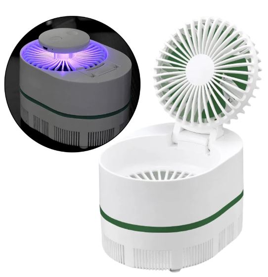 3 In1 Mosquito Zapper & Desk Mini Fan & Night Light