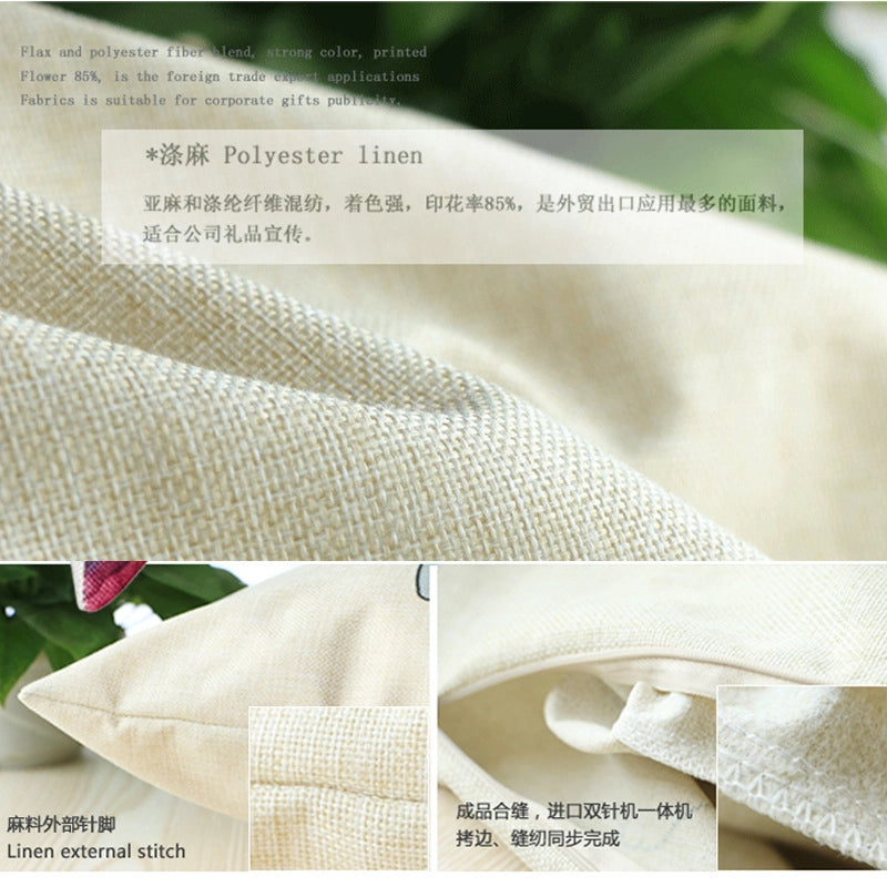 Cute Dog Polyester Pillow Cases Couch & Sofa Decor