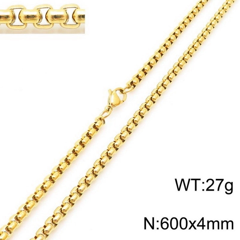 Minimalist Geometric Stainless Steel Plating Necklace 1 Piece