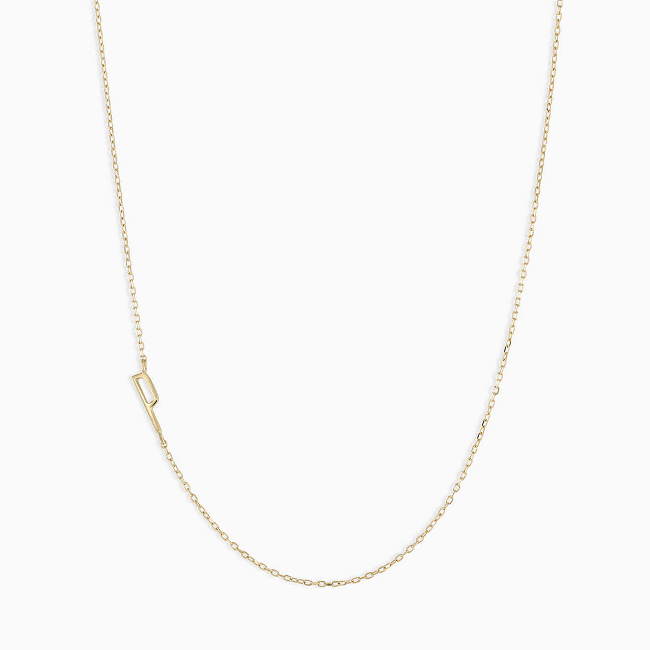 Minimalist Letter Geometric Titanium Steel Electroplating Necklaces