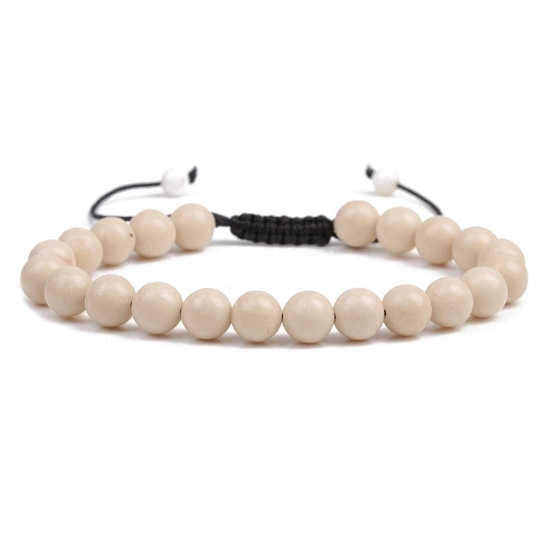 Fashion Geometric Agate No Inlaid Natural Stone Bracelet In Bulk
