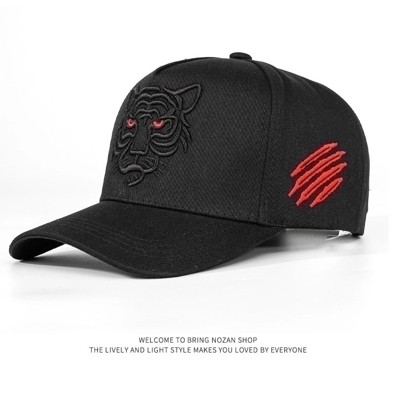 Unisex Classic Style Animal Flat Eaves Baseball Cap