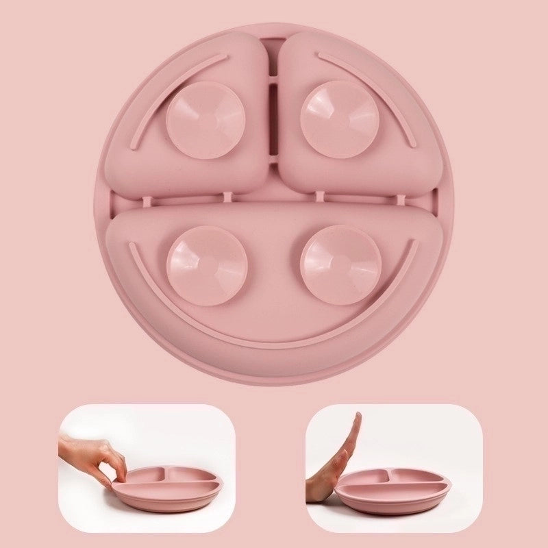 Casual Vacation Solid Color Silica Gel Plate 1 Piece