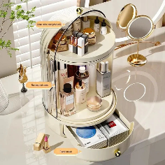 Clear Rotating Makeup Organizer