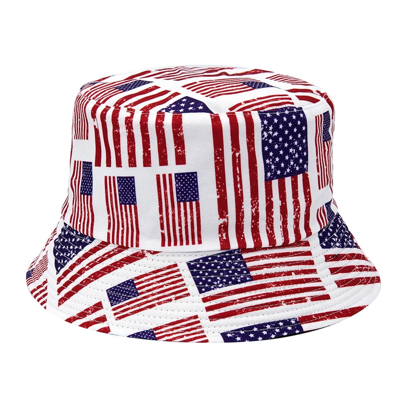 Unisex Basic Geometric Big Eaves Bucket Hat