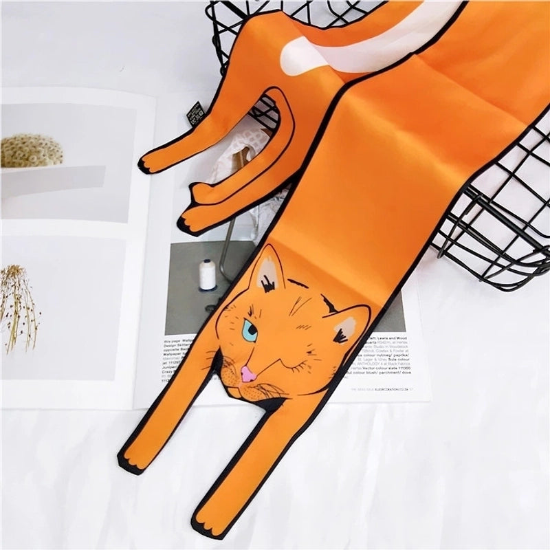 Scarf (1 Flower Cat) Nhmn0006-1-flower-cat
