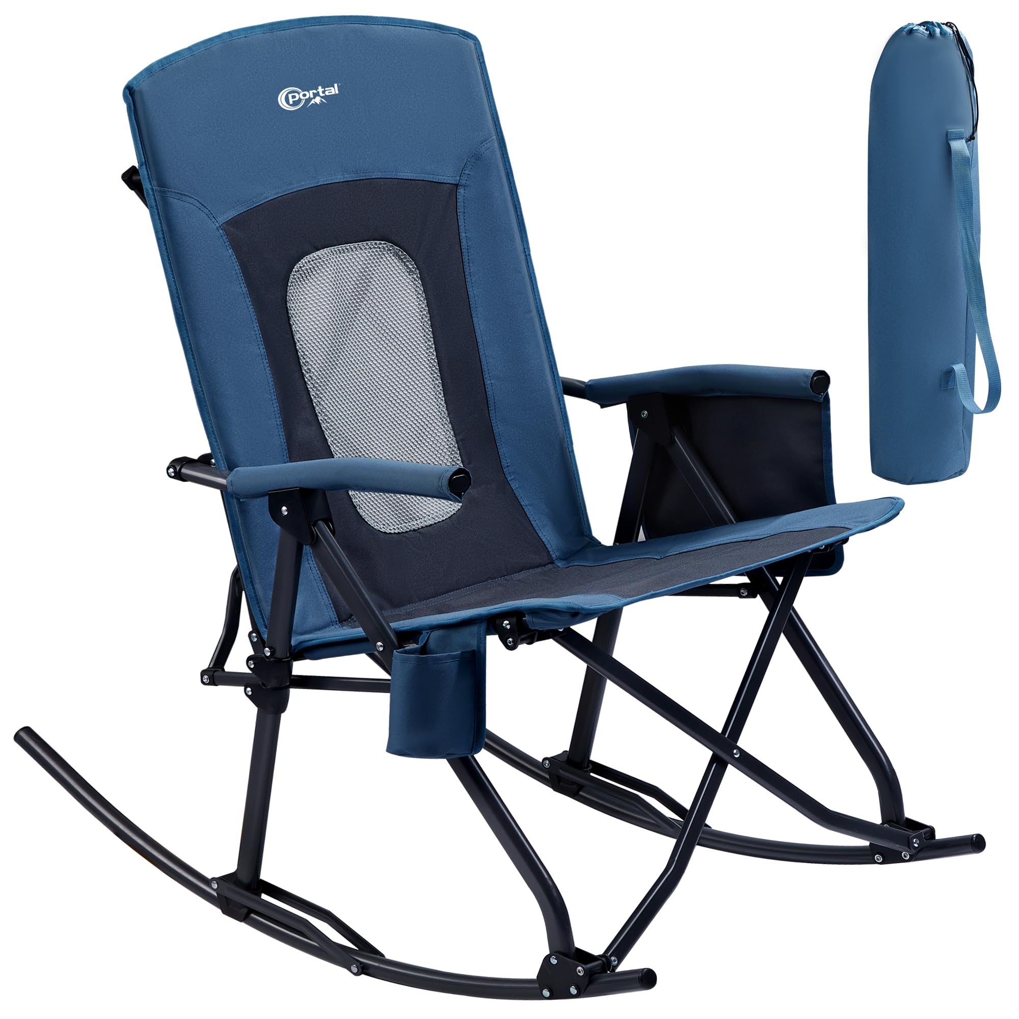 💥 Last Day Buy 2 Get 2 Free💥Extra large folding outdoor rocking chair, supports 400 lbs