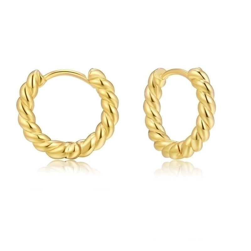 Ethnic Style Geometric Copper Earrings Ear Studs