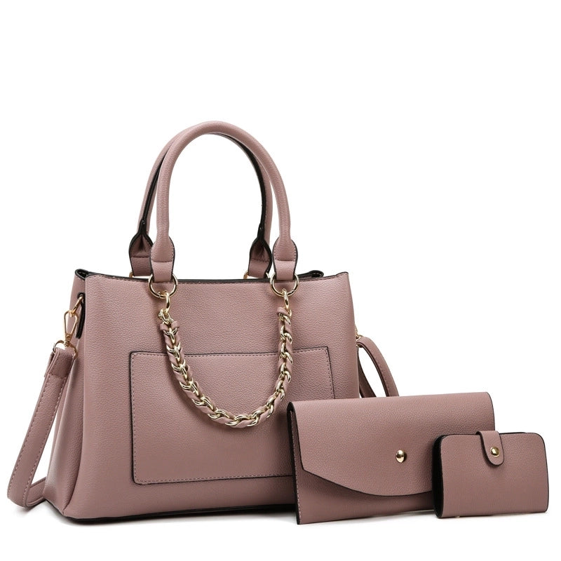 Women's Medium Pu Leather Fashion Bag Sets