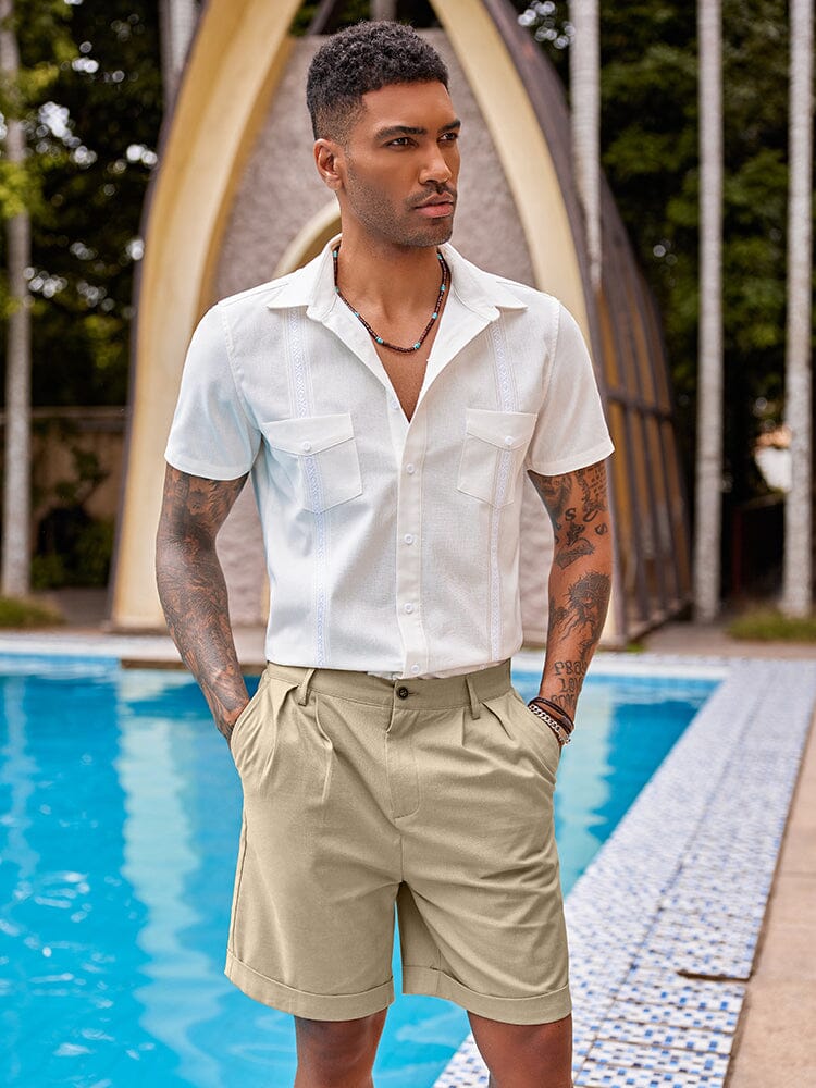 Classic Solid Linen Shorts (US Only)