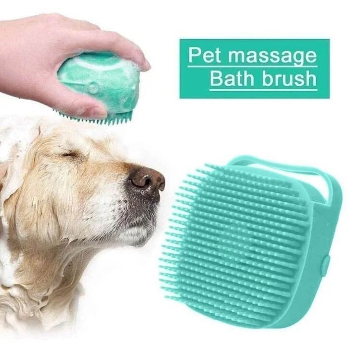 🧼🧼Bathroom 🐶Dog Cat🐱 Bath Brush Massage Gloves Soft Safety Silicone Comb Pet Accessories❤️❤️