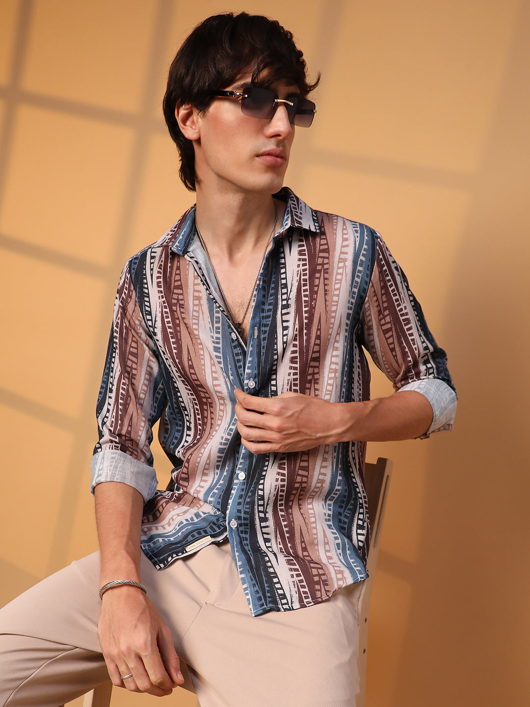 Strokes Block Shirt
