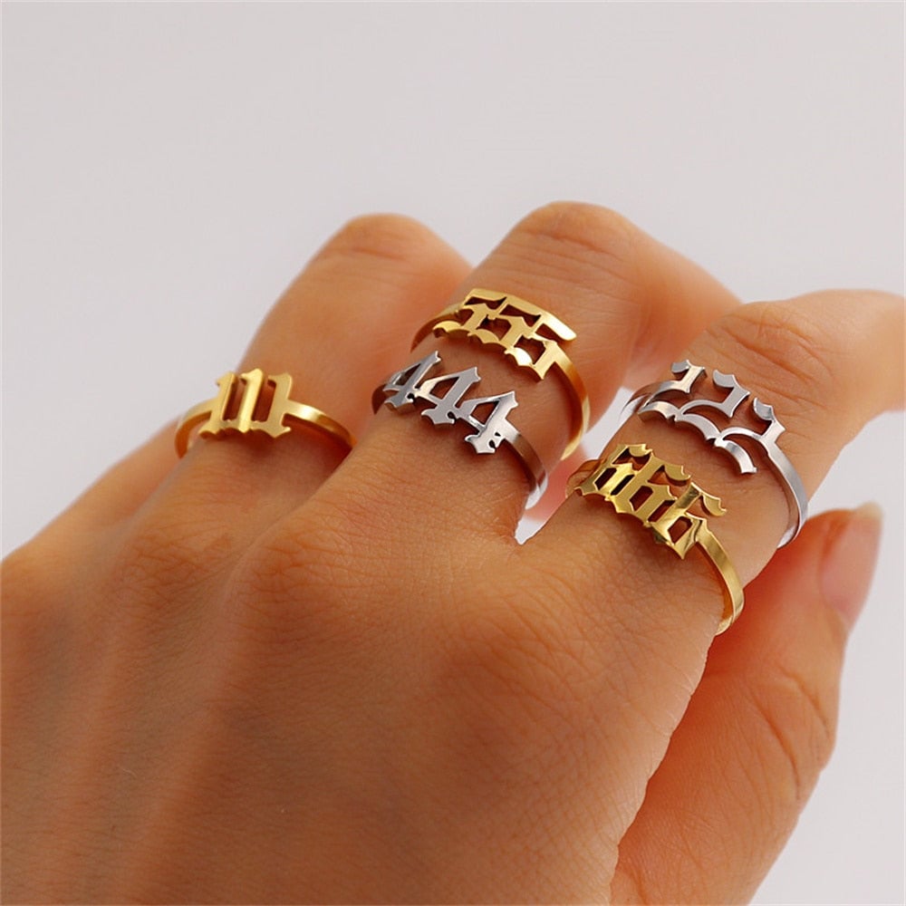 Lucky Angel Number Rings