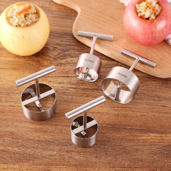 Stainless Steel Multifunction Apple Pear Core Separator Kitchen Tool🔥🔥