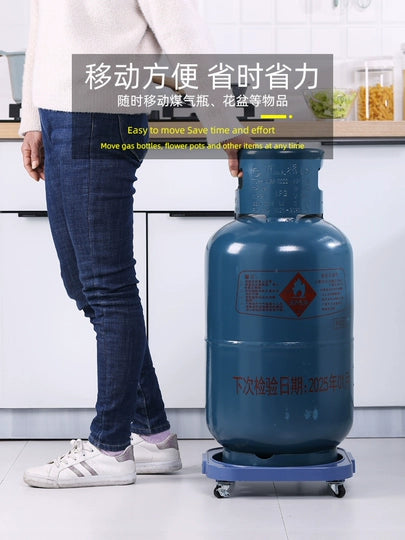Heavy Duty Gas Cylinder Trolley (360° Rotating Wheels)