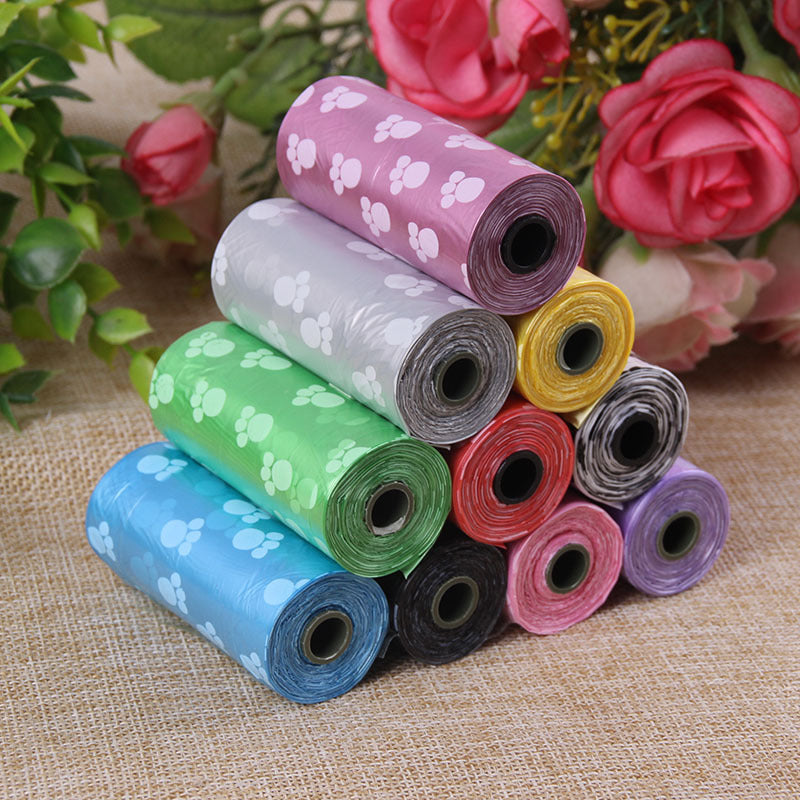 10 Rolls Mixed Colors Dog Poop Bags