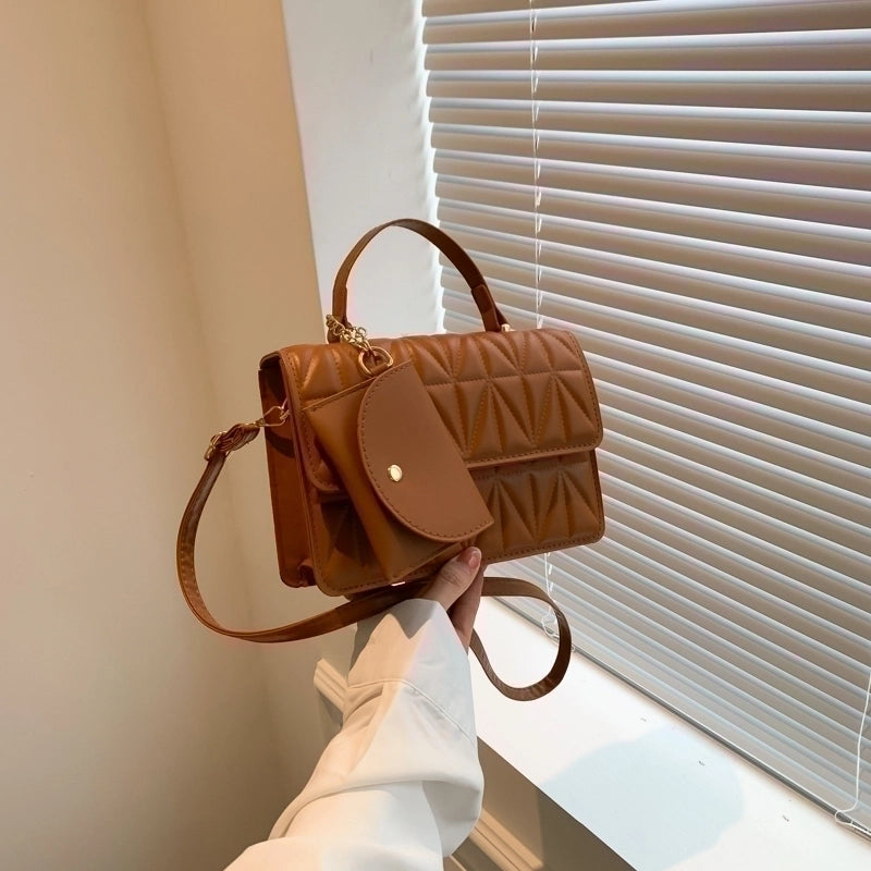 3 Pieces Women'S All Seasons Pu Leather Elegant Handbag
